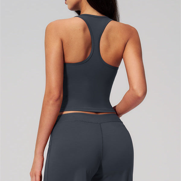 The Revive Crop Top Straight Leg Pants 2-Piece Set