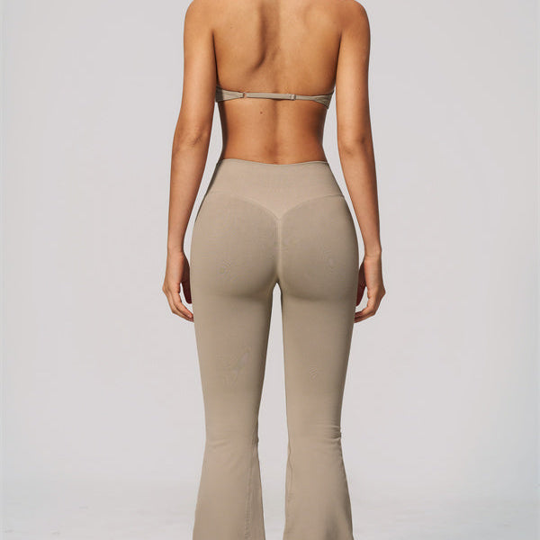 The Velvetine Sports Bra Flared Leggings 2-Piece Set