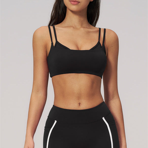 The Clarity Dual Strap Sports Bra Shorts 2-Piece Set