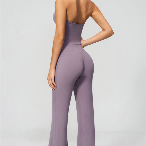 The Lox Crop top Flared Leggings 2-Piece Set