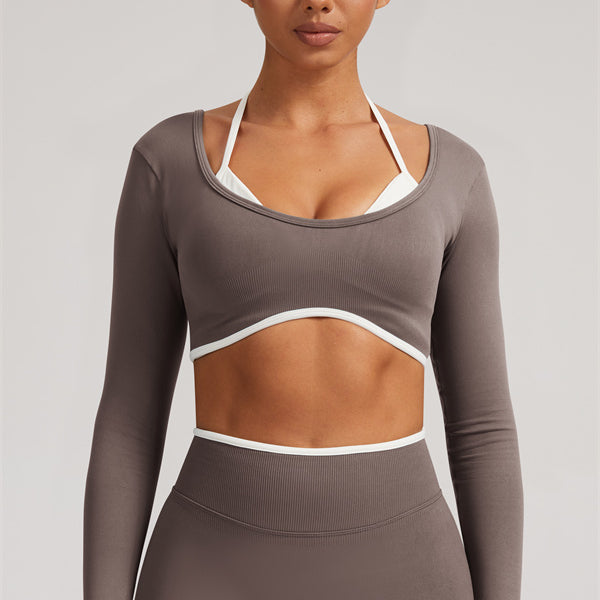 The Elevate New Long Sleeve Crop top