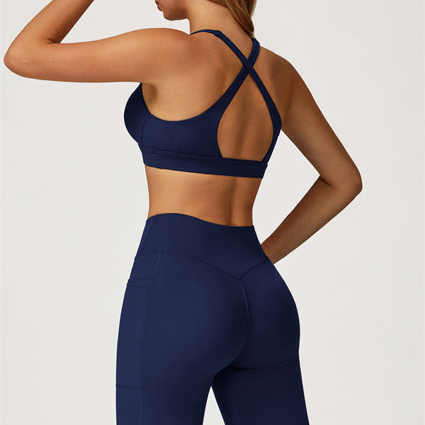 The Glacier Sports Bra Flared Leggings 2-Piece Set