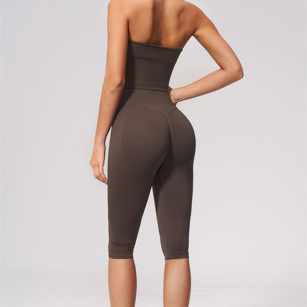 The New Allure Halter Top Capri Leggings 2-Piece Set