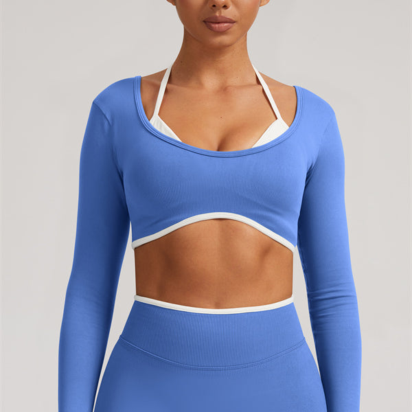 The Elevate New Long Sleeve Crop top