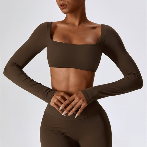 The Lily Belle Crop Top Flared Leggings 2-Piece Set