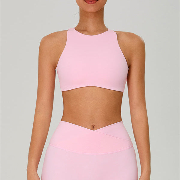 The Jewel Crop Top Crossover Shorts 2-Piece Set