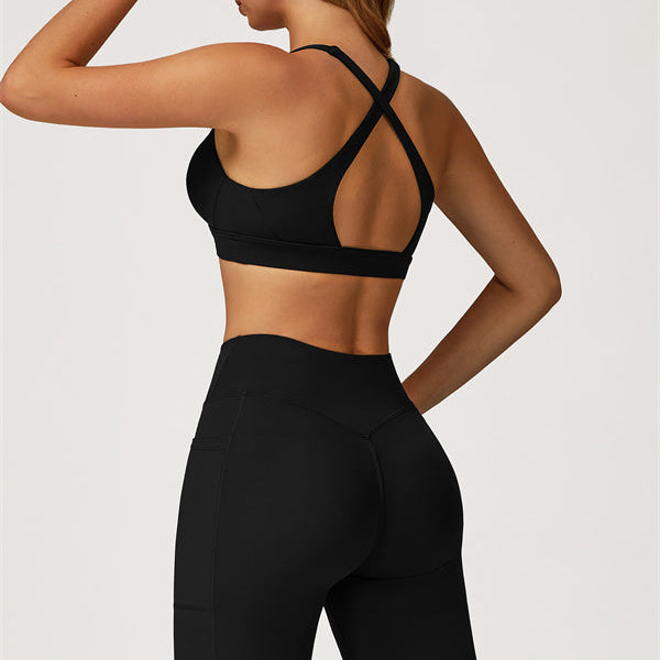 The Glacier Sports Bra Flared Leggings 2-Piece Set