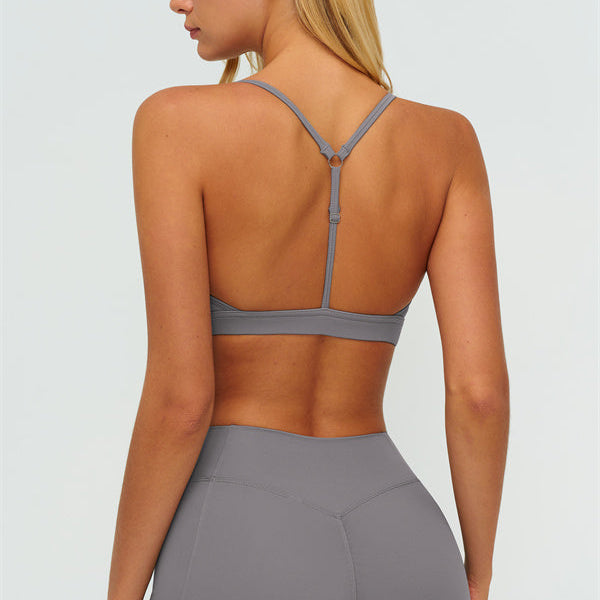 The Lushness Y-Back Sports Bra Shorts 2-Piece Set