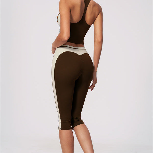 The Sandstone Tank Top Capri Leggings 2-Piece Set