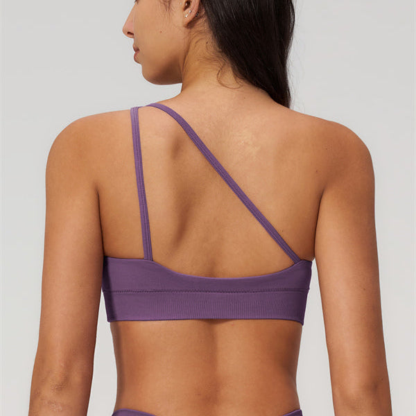 The Empower One-Shoulder Sports Bra