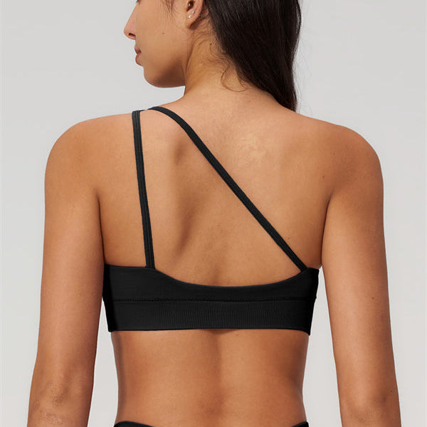 The Empower One-Shoulder Sports Bra