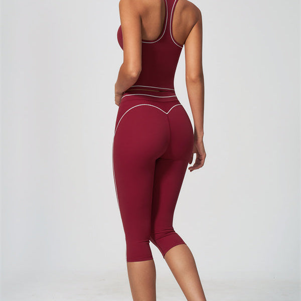 The Amara Tank Top Capri Leggings 2-Piece Set