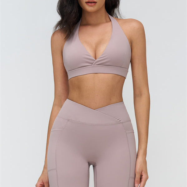 The BoldFit Sports Bra Flared Leggings 2-Piece Set