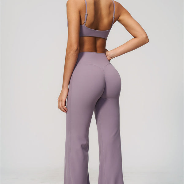 The Zura Sports Bra Flared Leggings 2-Piece Set