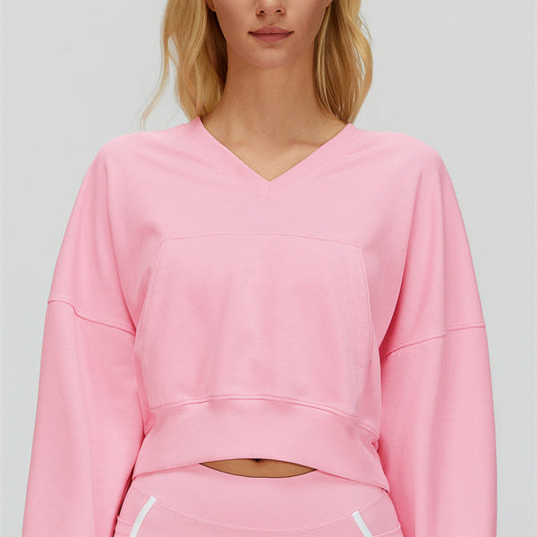 The Whisper V-Neck Hoodie