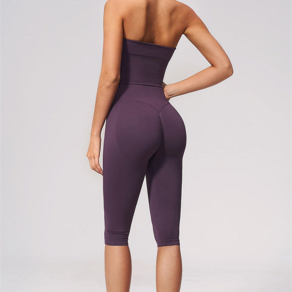 The New Allure Halter Top Capri Leggings 2-Piece Set