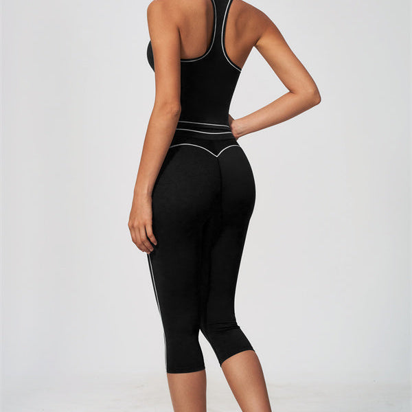 The Amara Tank Top Capri Leggings 2-Piece Set
