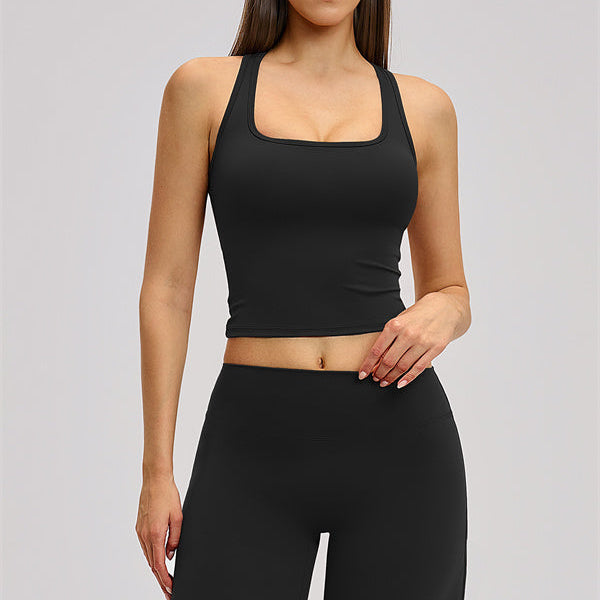 The Dynamic Crop Top Straight Leg Pants 2-Piece Set