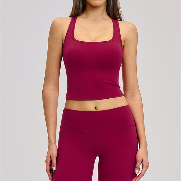 The Dynamic Crop Top Straight Leg Pants 2-Piece Set