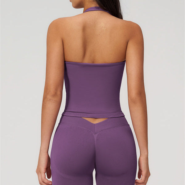 The Empower Halter Crop Top Leggings 2-Piece Set