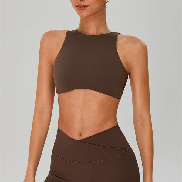The Jewel Crop Top Crossover Shorts 2-Piece Set
