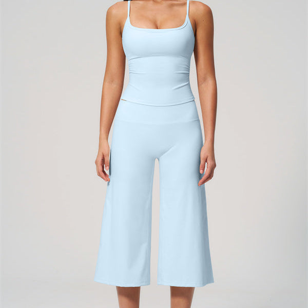 The Nexus Tank Top Wide-Leg Crop 2-Piece Set