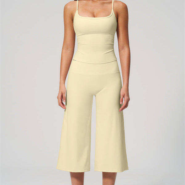 The Nexus Tank Top Wide-Leg Crop 2-Piece Set