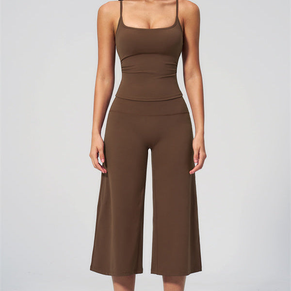 The Nexus Tank Top Wide-Leg Crop 2-Piece Set