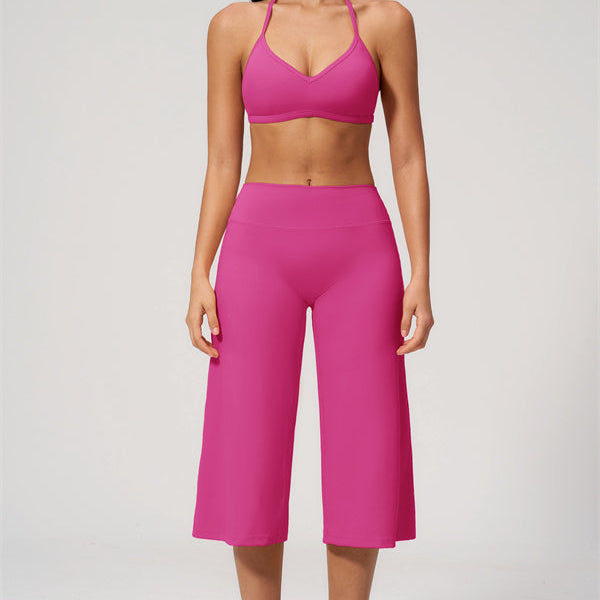 The Nexus Sports Bra Wide-Leg Crop 2-Piece Set