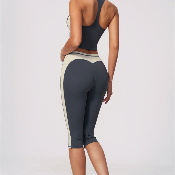 The Sandstone Tank Top Capri Leggings 2-Piece Set
