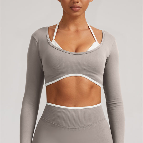 The Elevate New Long Sleeve Crop top