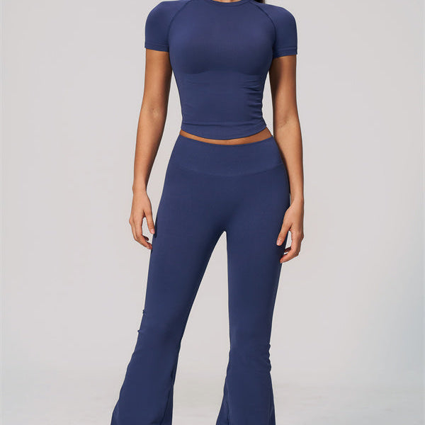 The Velvetine T-shirt Flared Leggings 2-Piece Set