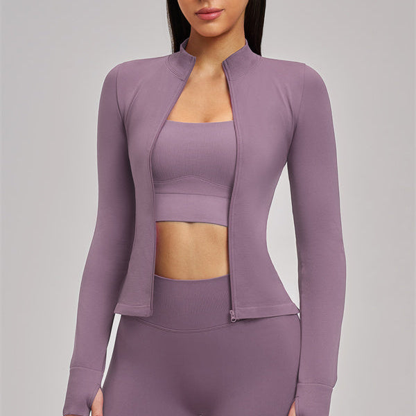 The Vision Jacket Sports Bra Shorts 3-Piece Set