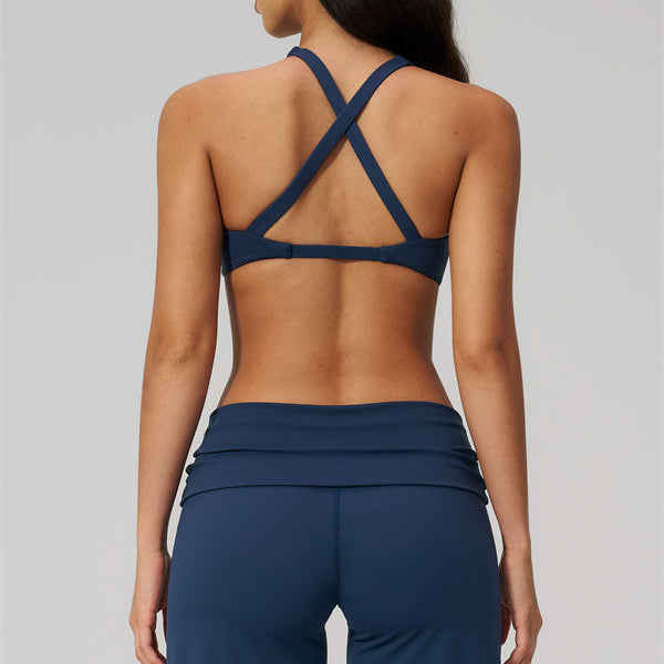 The Daring Sports Bra Straight Leg Pants 2-Piece Set