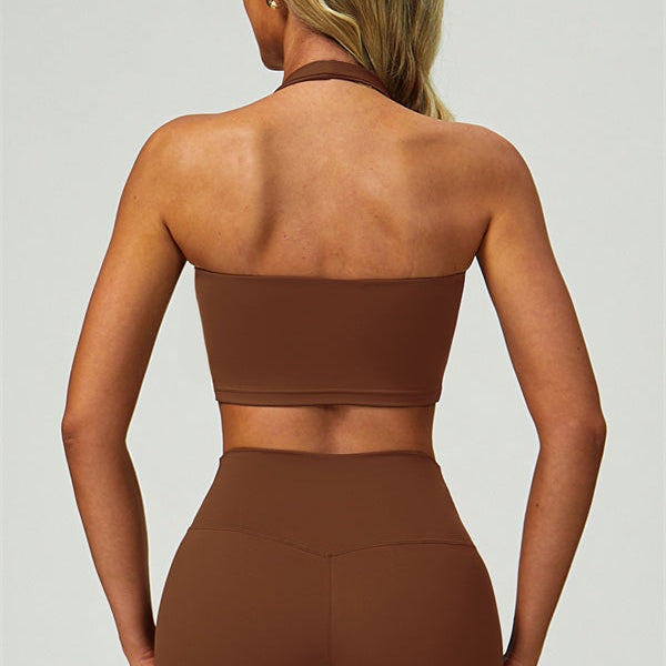 The Elixir Halter Crop Top Shorts 2-Piece Set
