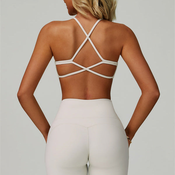 The Bold Cross Back Sports Bra Leggings 2-Piece Set