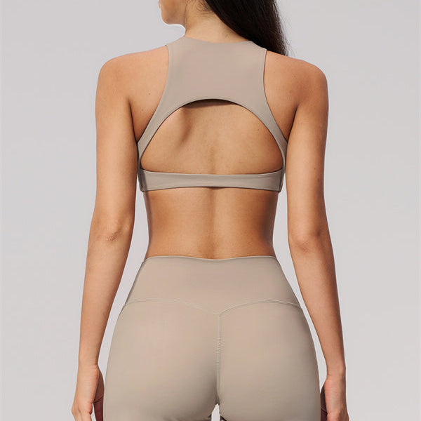 The Twirl Open Back Sports Bra Straight Leg Pants 2-Piece Set