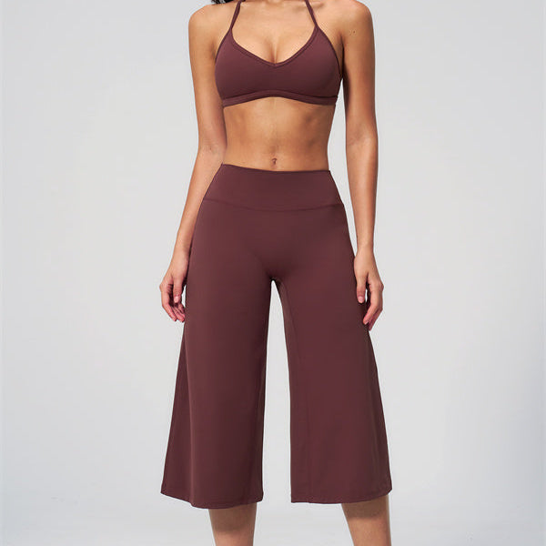 The Nexus Sports Bra Wide-Leg Crop 2-Piece Set