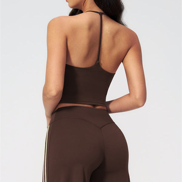 The Evoke Crop Top Straight Leg Pants 2-Piece Set