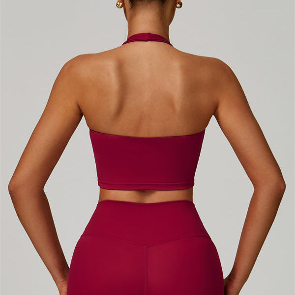 The Elixir Halter Crop Top Shorts 2-Piece Set