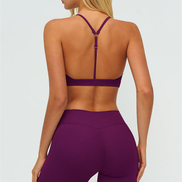 The Lushness Y-Back Sports Bra Leggings 2-Piece Set
