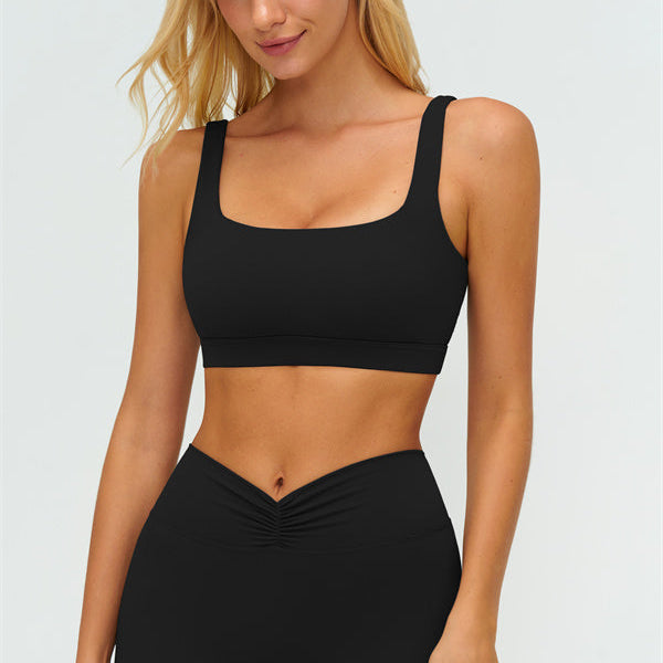 The Lushness V-Back Sports Bra Shorts 2-Piece Set