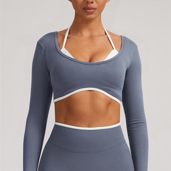 The Elevate New Long Sleeve Crop top