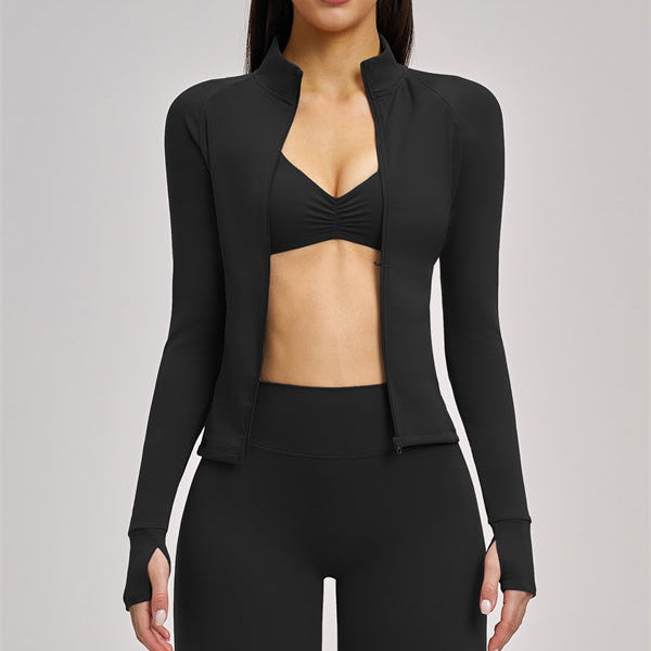 The Swoon Jacket Sports Bra Flared Leggings 3-Piece Set