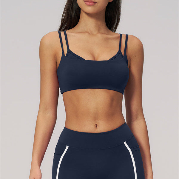 The Clarity Dual Strap Sports Bra Shorts 2-Piece Set