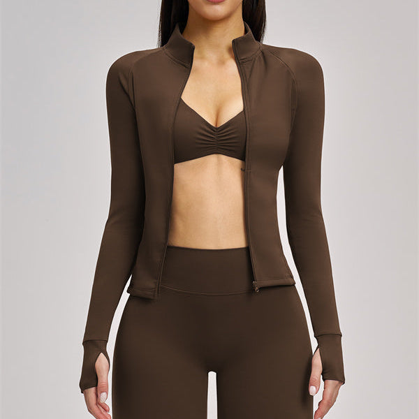 The Swoon Jacket Sports Bra Flared Leggings 3-Piece Set