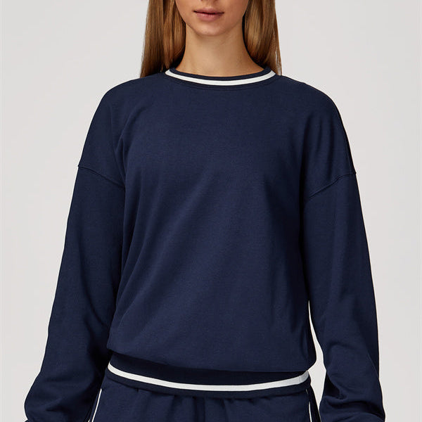The Amara Sweatshirt Lounge Shorts 2-Piece Set