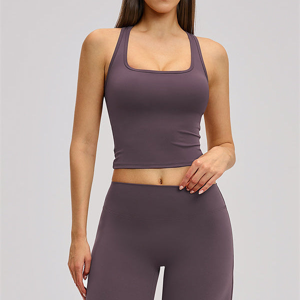 The Dynamic Crop Top Straight Leg Pants 2-Piece Set