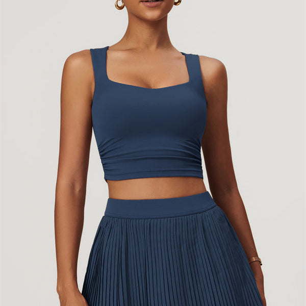 The Balance Crop Top Tennis Skirt 2-Piece Set