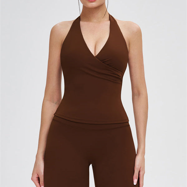 The Stride Crop Top Straight Leg Pants 2-Piece Set